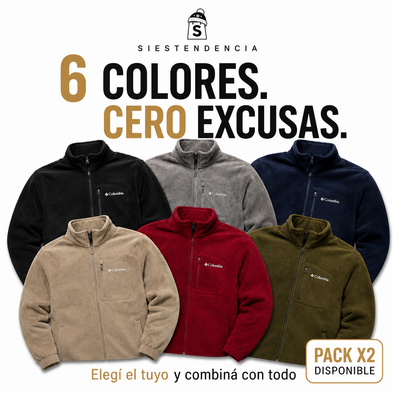 Colores surtidos de la campera micropolar